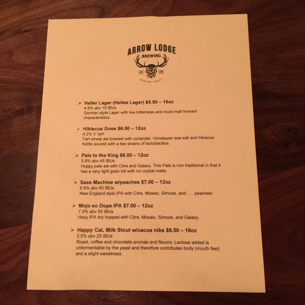 Arrow Lodge Brewing